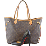 Louis Vuitton Neverfull MM Monogram Scale