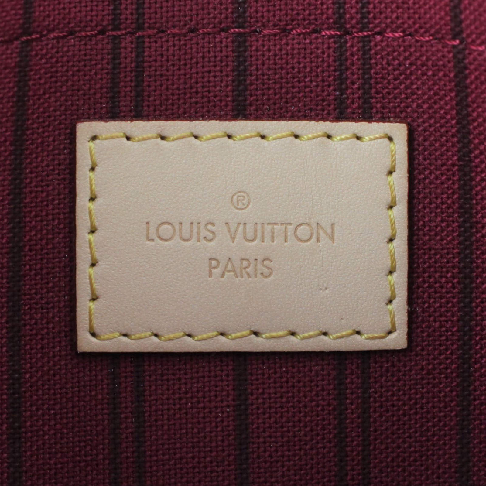 Louis Vuitton Neverfull GM Monogram Pouch Stamp