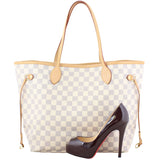 Louis Vuitton Neverfull MM Damier Azur Scale