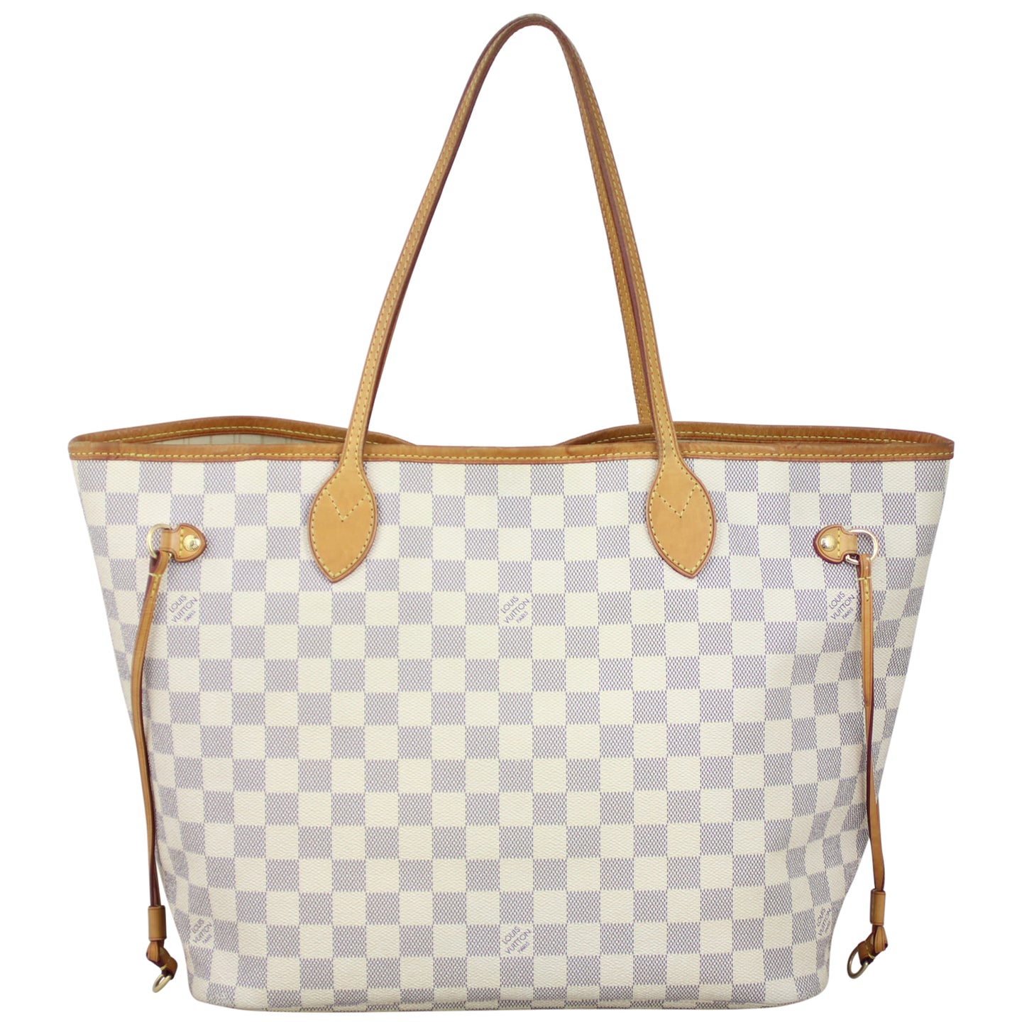 Louis Vuitton Neverfull MM Damier Azur Back
