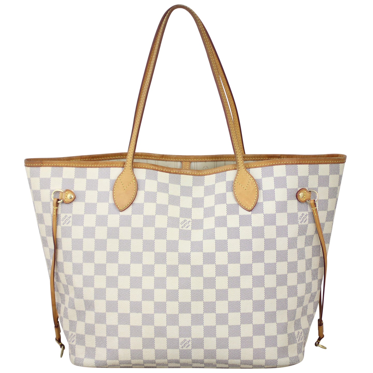 Louis Vuitton Neverfull MM Damier Azur Front