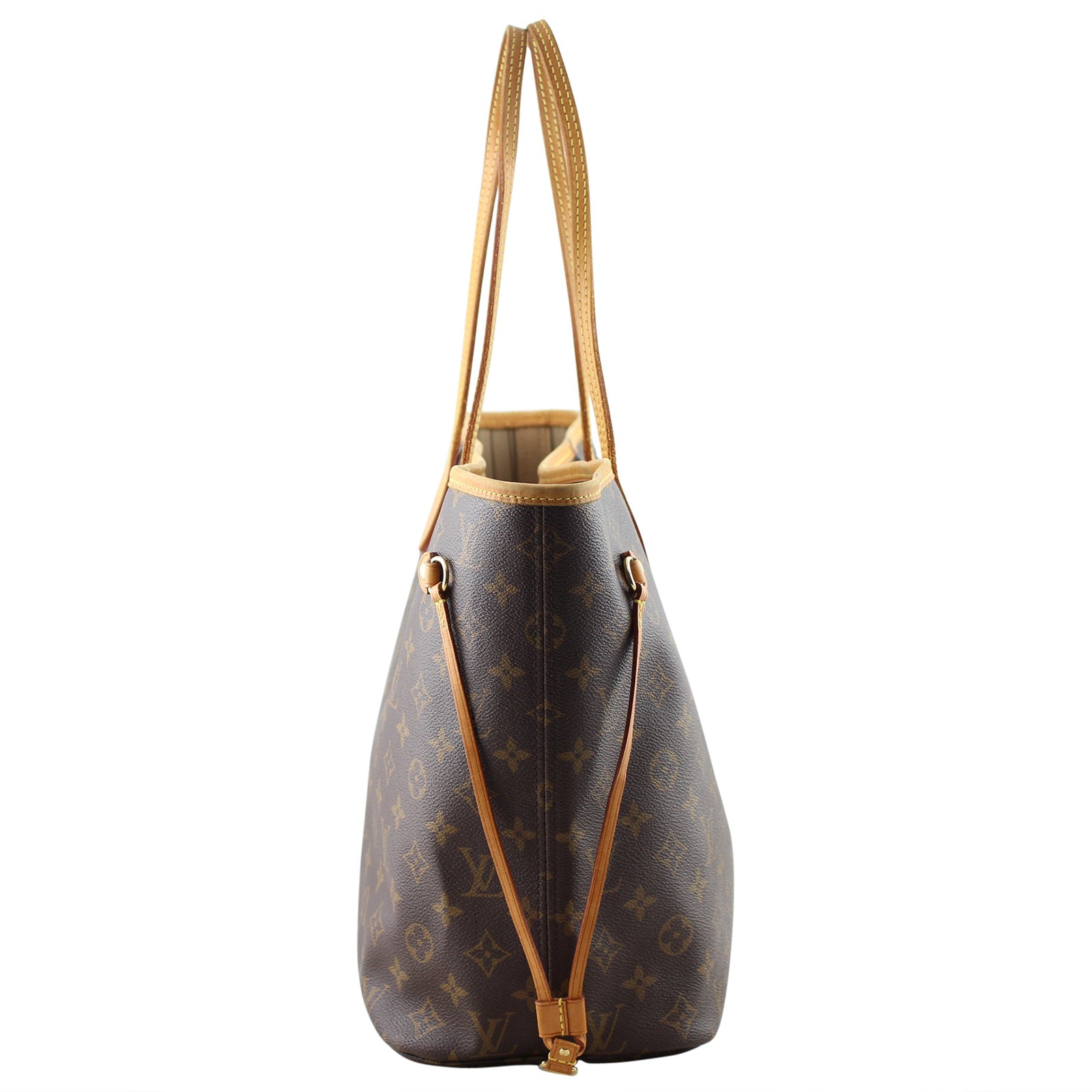 Louis Vuitton Neverfull MM Monogram side