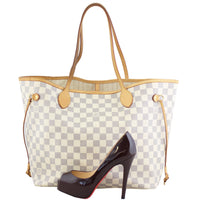 Louis Vuitton Neverfull MM Damier Azur Scale