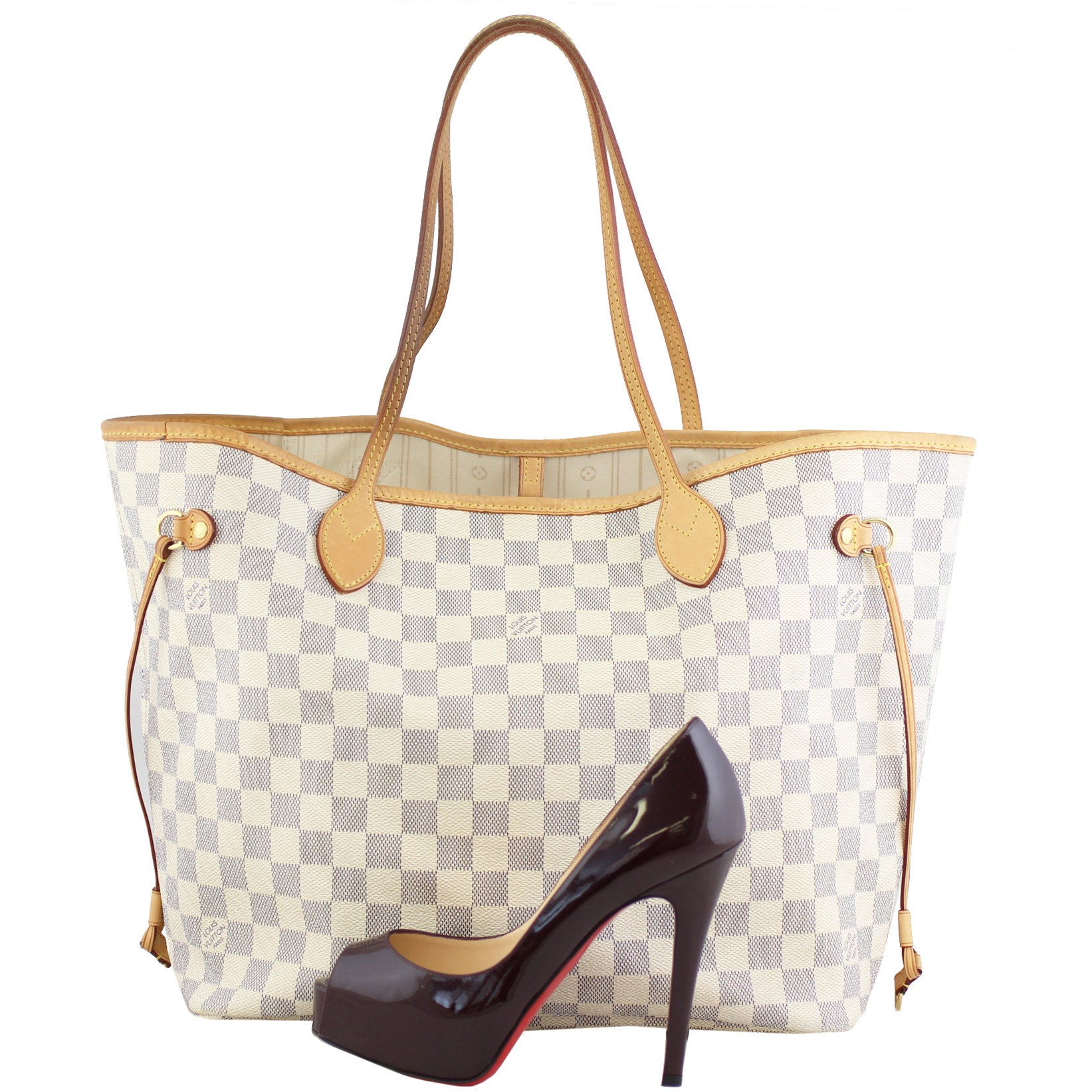 Louis Vuitton Neverfull MM Damier Azur Scale