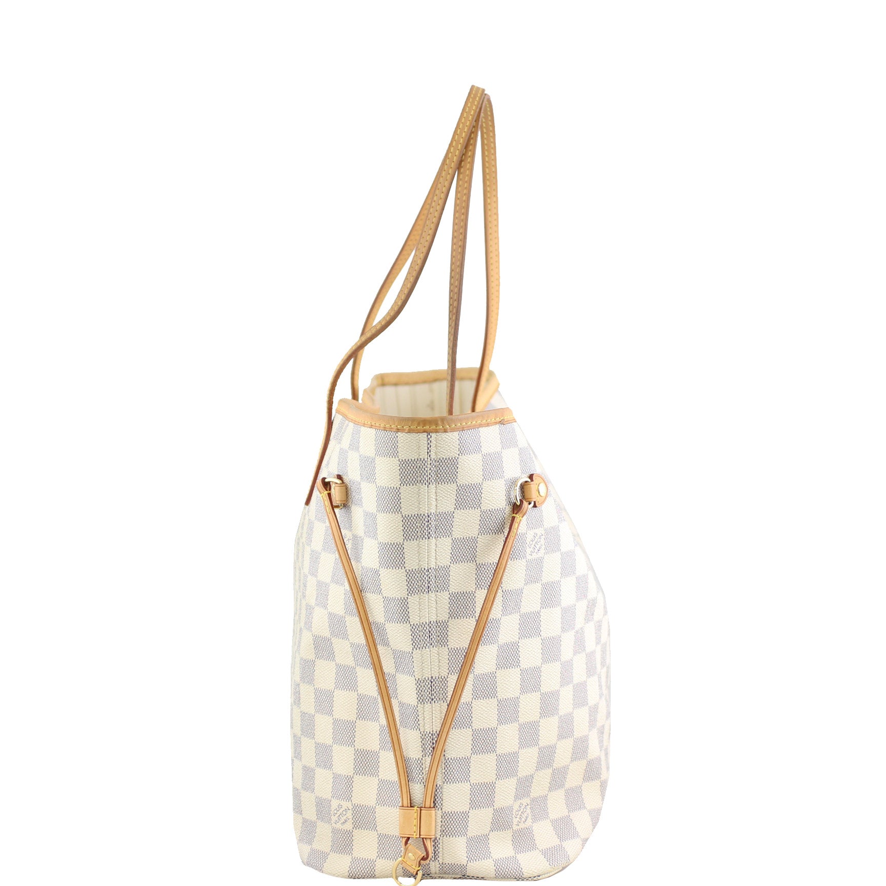 Louis Vuitton Neverfull MM Damier Azur Right