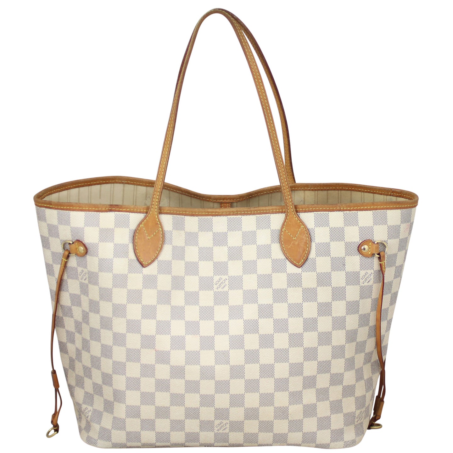 Louis Vuitton Neverfull MM Damier Azur Back