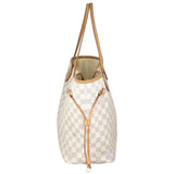 Louis Vuitton Neverfull MM Damier Azur Side