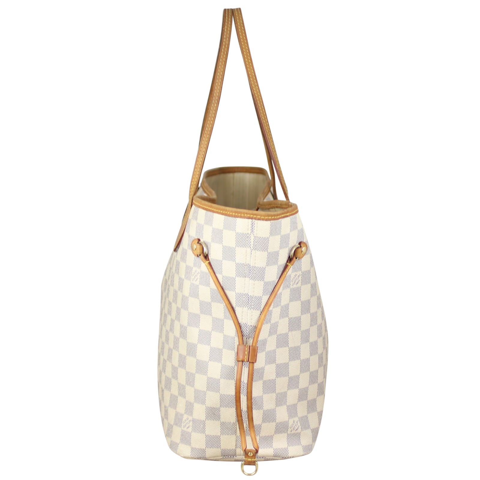 Louis Vuitton Neverfull MM Damier Azur Side