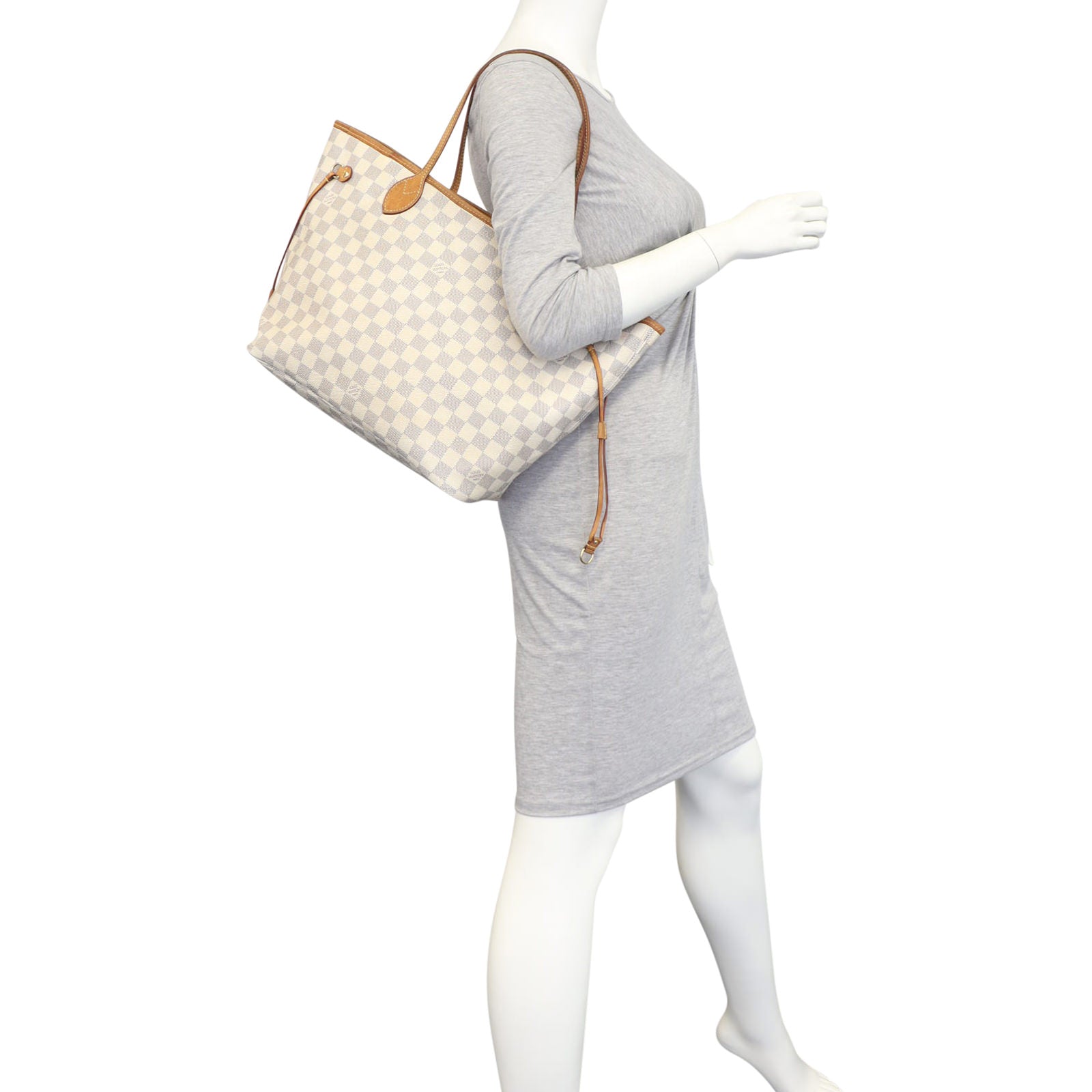 Louis Vuitton Neverfull MM Damier Azur Mannequin