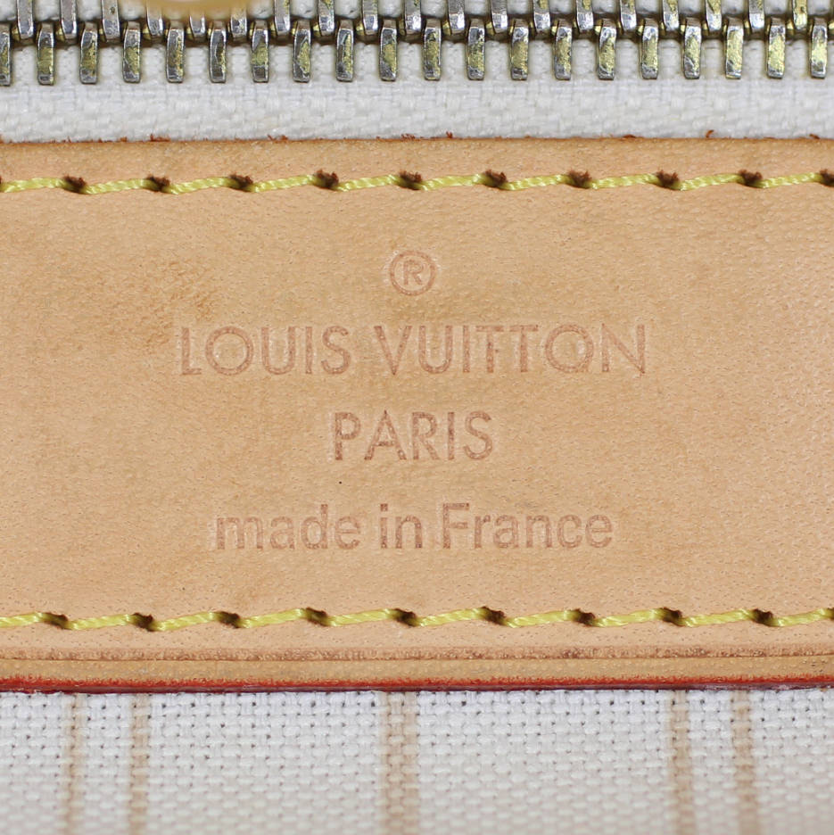 Louis Vuitton Neverfull MM Damier Azur Stamp