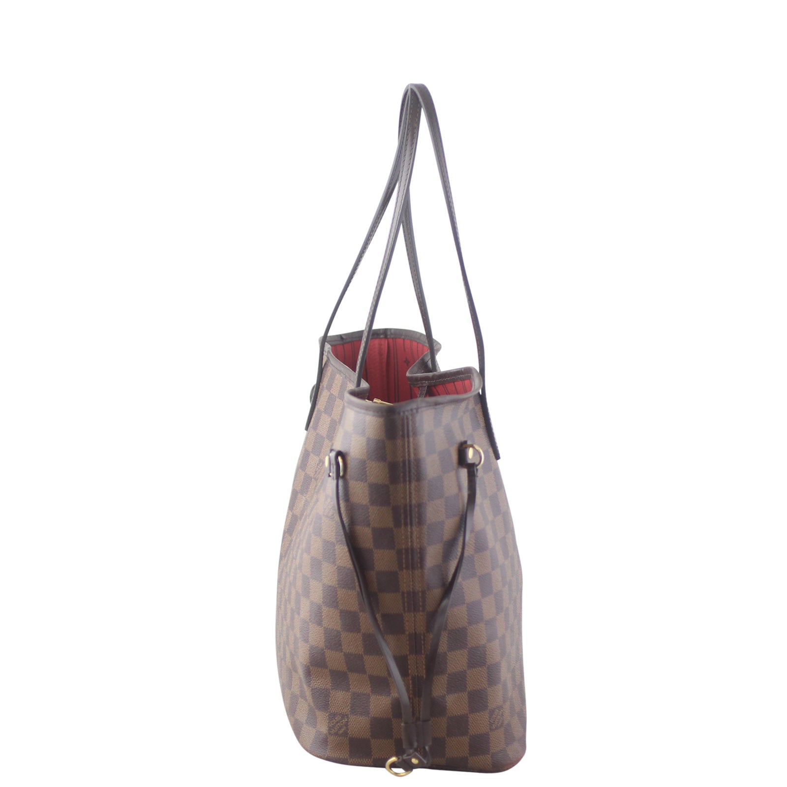 Louis Vuitton Neverfull MM Damier Bag Left