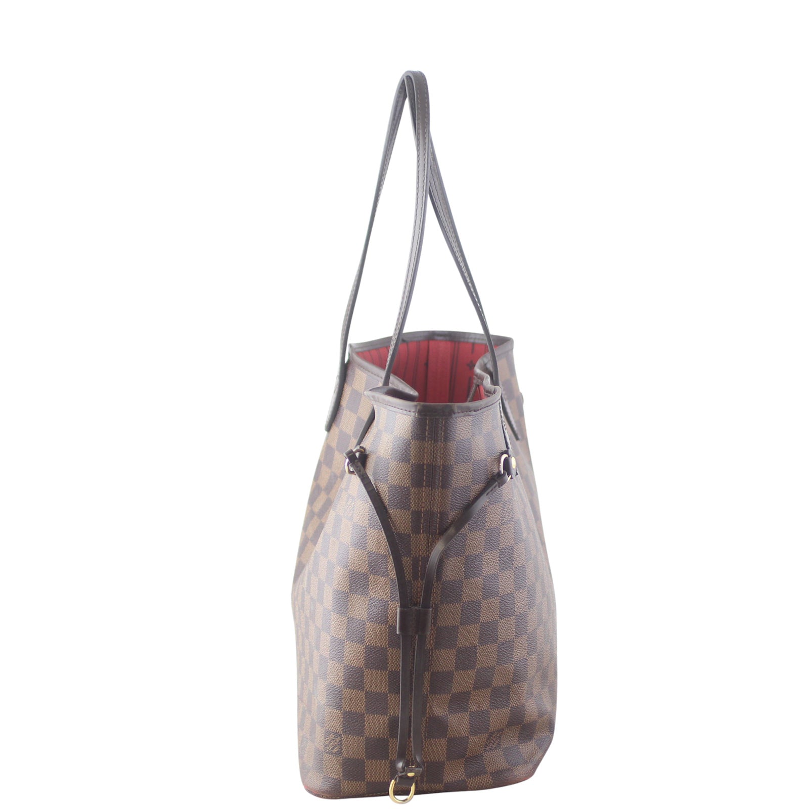 Louis Vuitton Neverfull MM Damier Bag Right