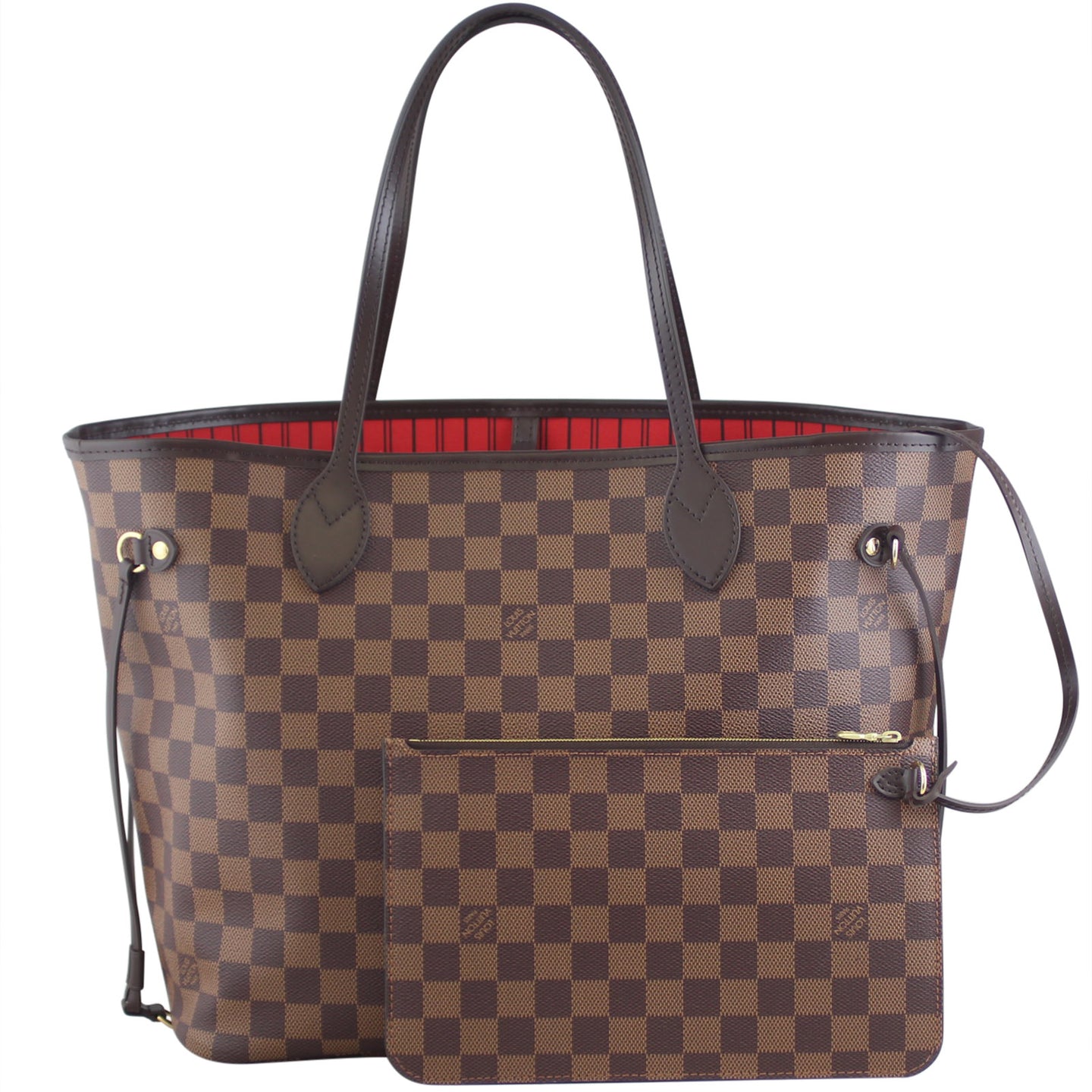 Louis Vuitton Neverfull MM Damier Ebene Front