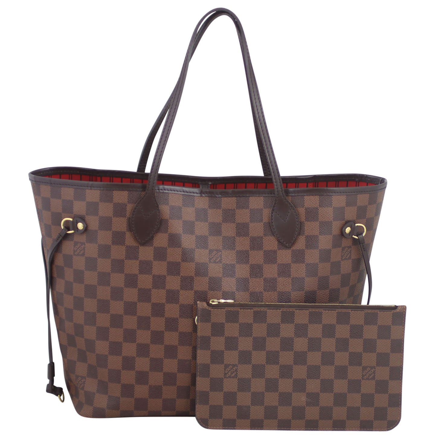 Louis Vuitton Neverfull MM Damier Ebene Front