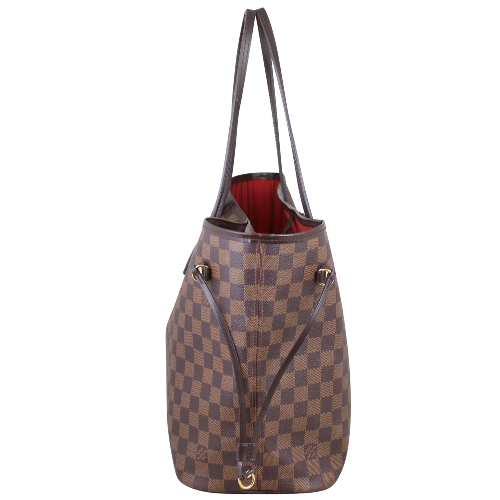Louis Vuitton Neverfull MM Damier Ebene Side