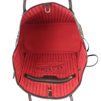 Louis Vuitton Neverfull MM Damier Ebene Whole interior