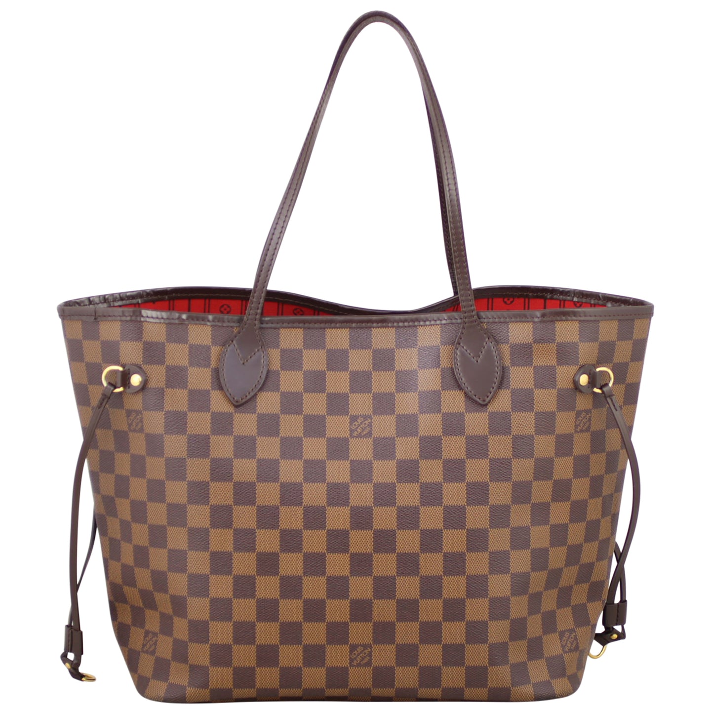 Louis Vuitton Neverfull MM Damier Ebene Back