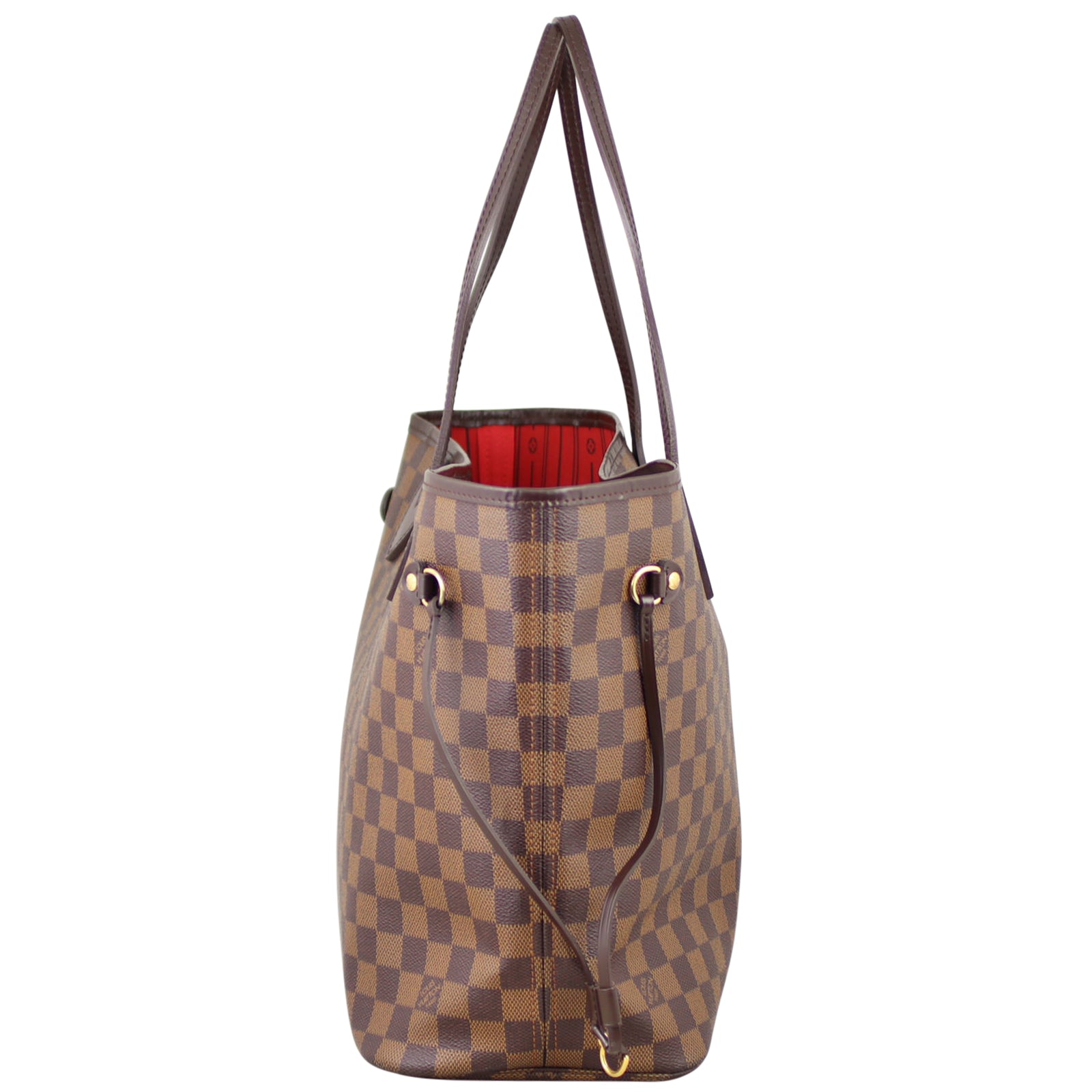 Louis Vuitton Neverfull MM Damier Ebene Side
