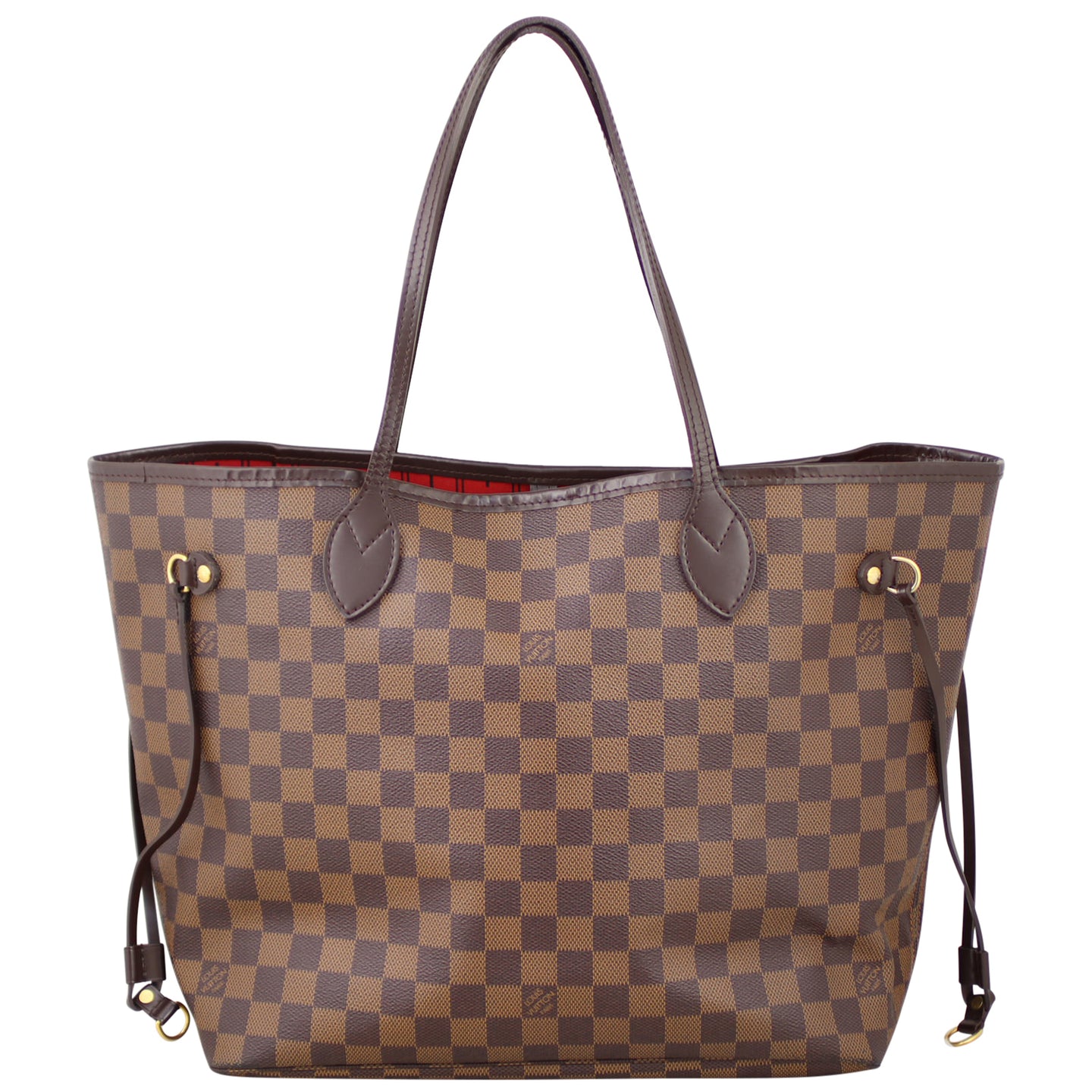 Louis Vuitton Neverfull MM Damier Ebene Front
