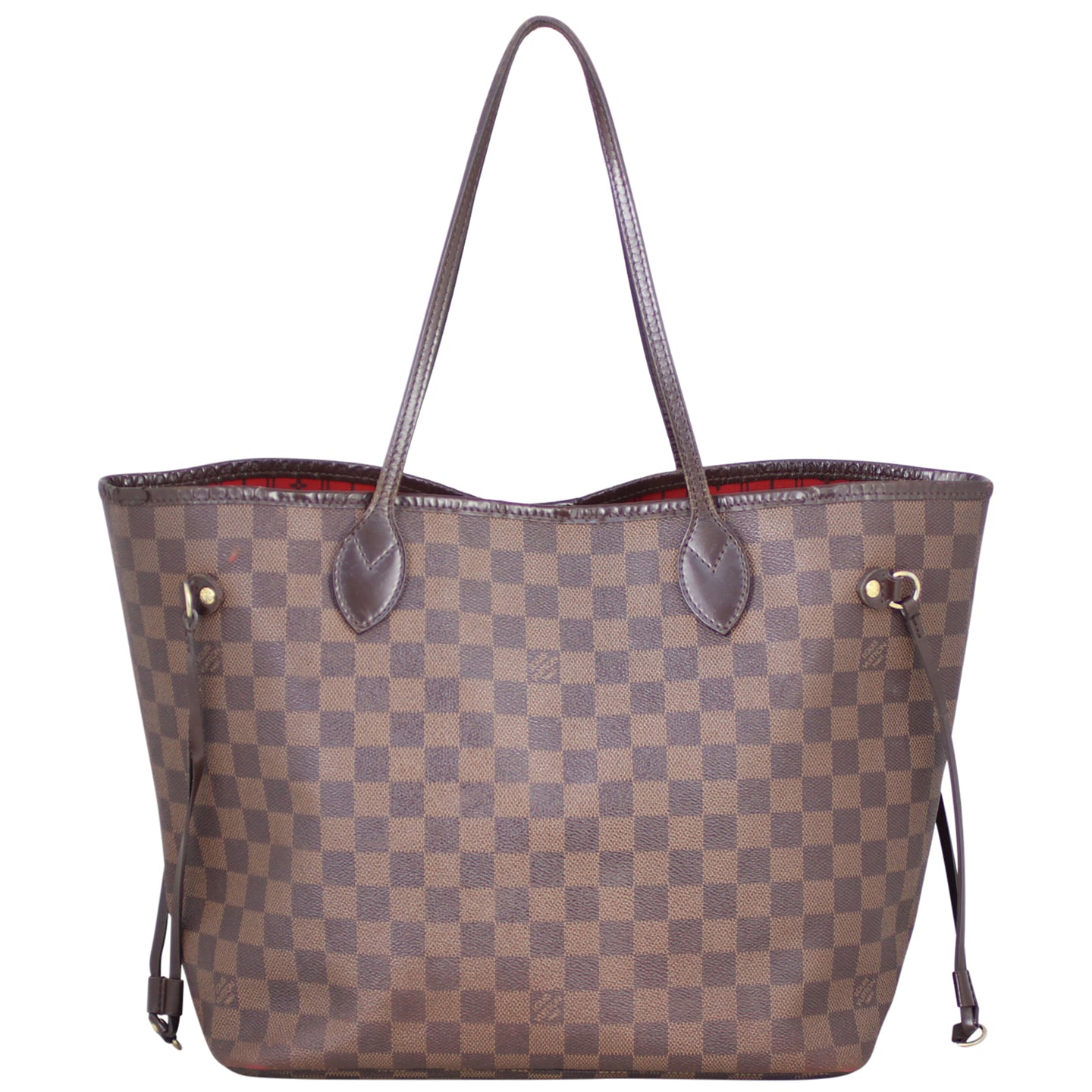 Louis Vuitton Neverfull MM Damier Ebene Back