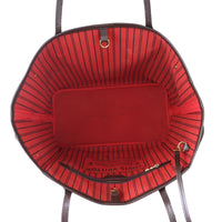 Louis Vuitton Neverfull MM Damier Ebene Whole interior