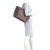 Louis Vuitton Neverfull MM Damier Ebene Whole interior
