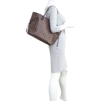 Louis Vuitton Neverfull MM Damier Ebene Whole interior