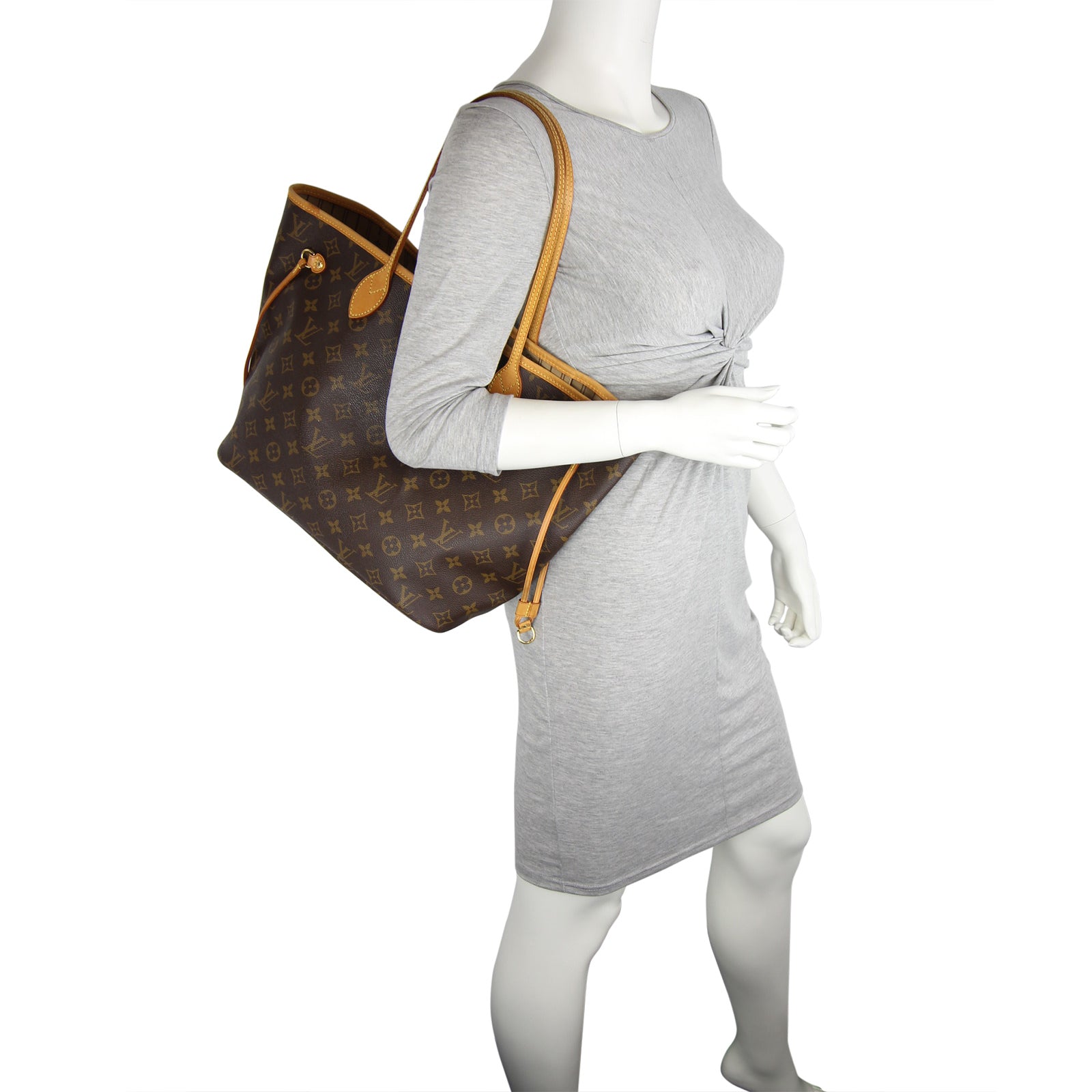 Louis Vuitton Neverfull MM Monogram interior