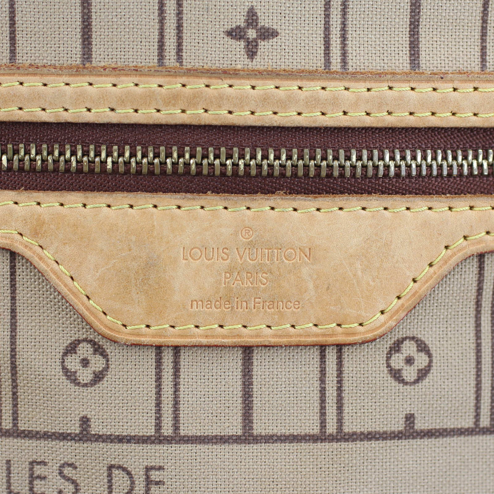 Louis Vuitton Neverfull MM Monogram Stamp