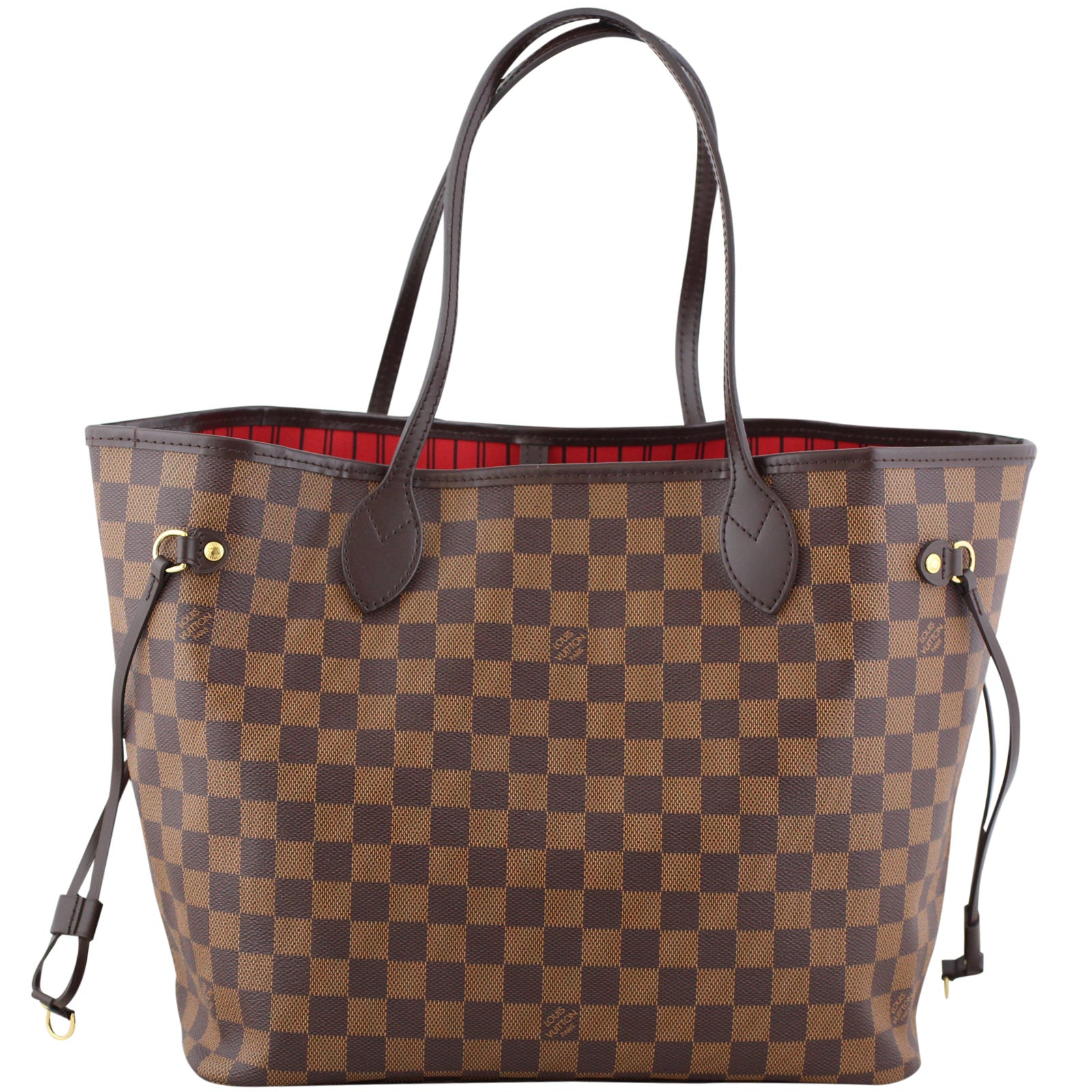 Louis Vuitton Neverfull MM Damier Ebene Back