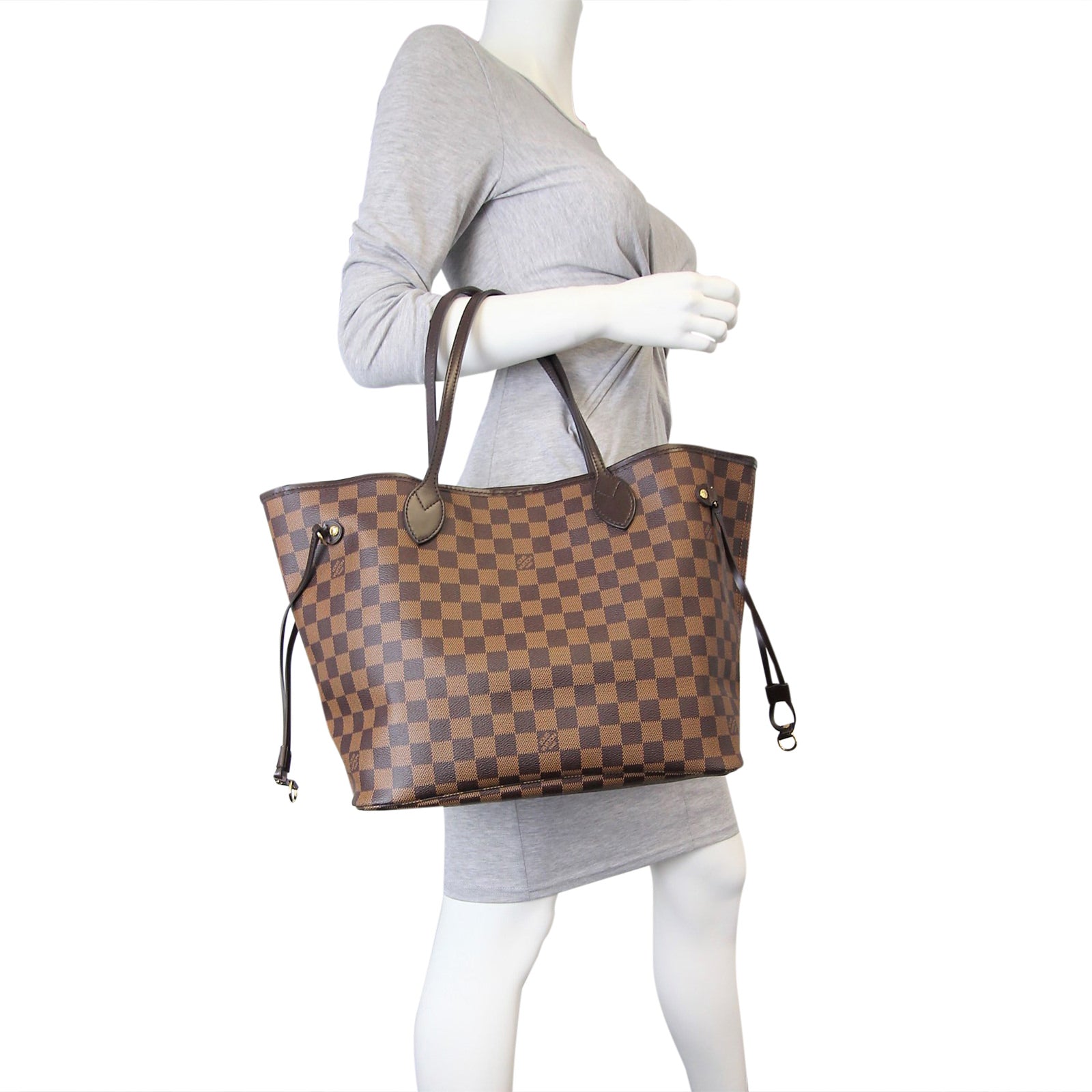 Louis Vuitton Neverfull MM Damier Ebene Mannequin