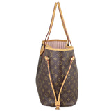 Louis Vuitton Neverfull MM Monogram Rose Ballerine Right