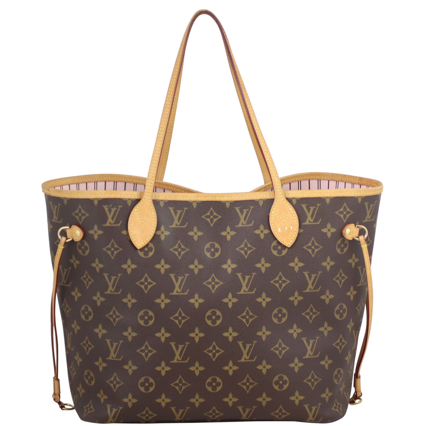 Louis Vuitton Neverfull MM Monogram Rose Ballerine Front