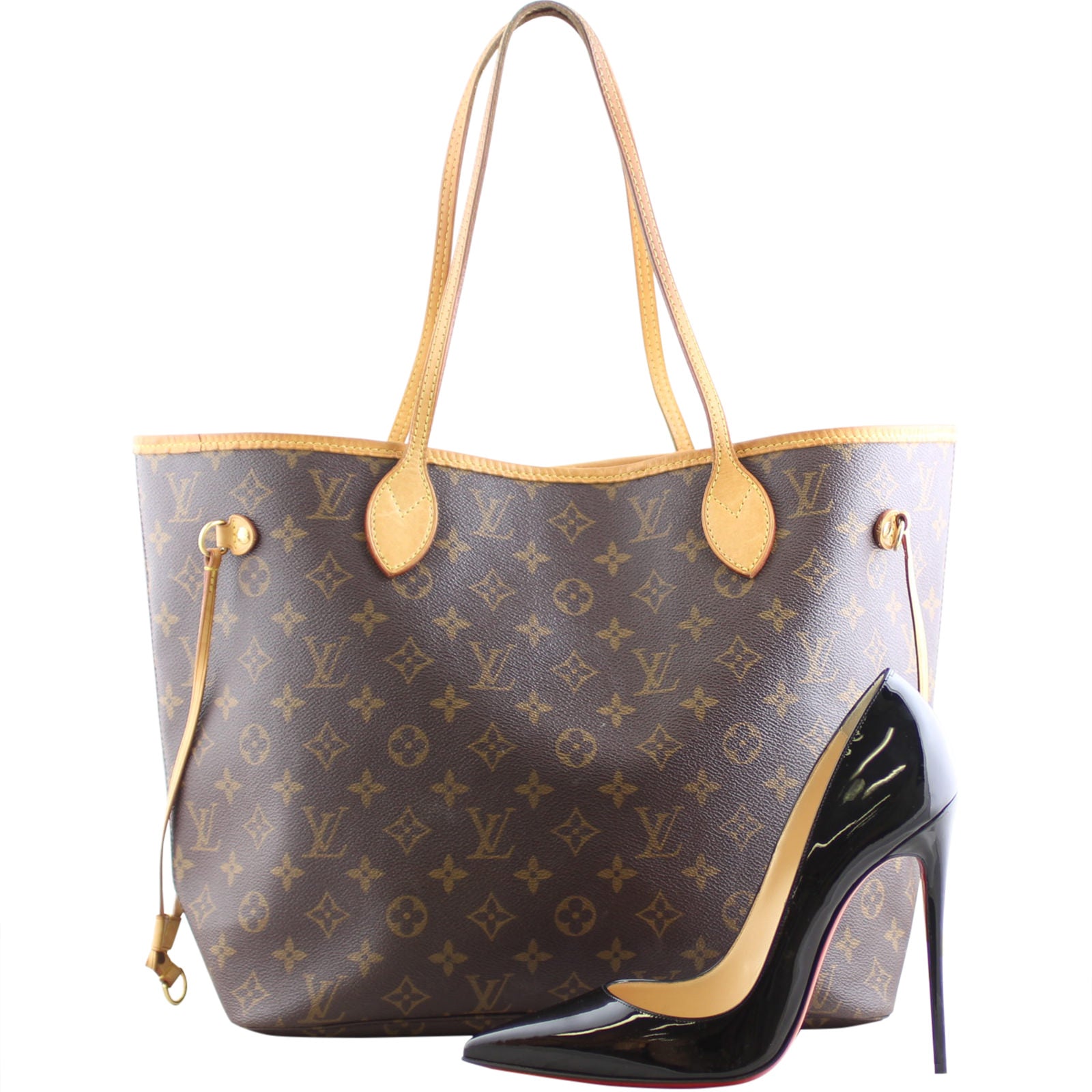 Louis Vuitton Neverfull MM Monogram Scale