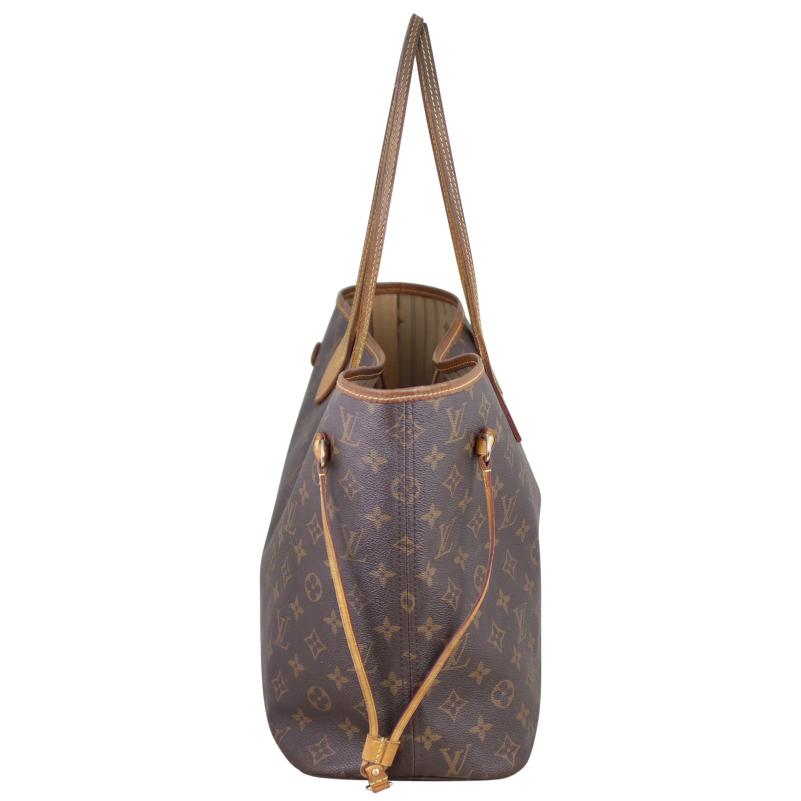 Louis Vuitton Neverfull MM Monogram Side