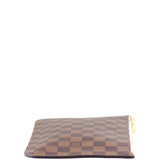 Louis Vuitton Neverfull MM Pouch Damier Ebene Left