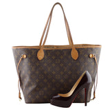 Louis Vuitton Neverfull MM Monogram shoe