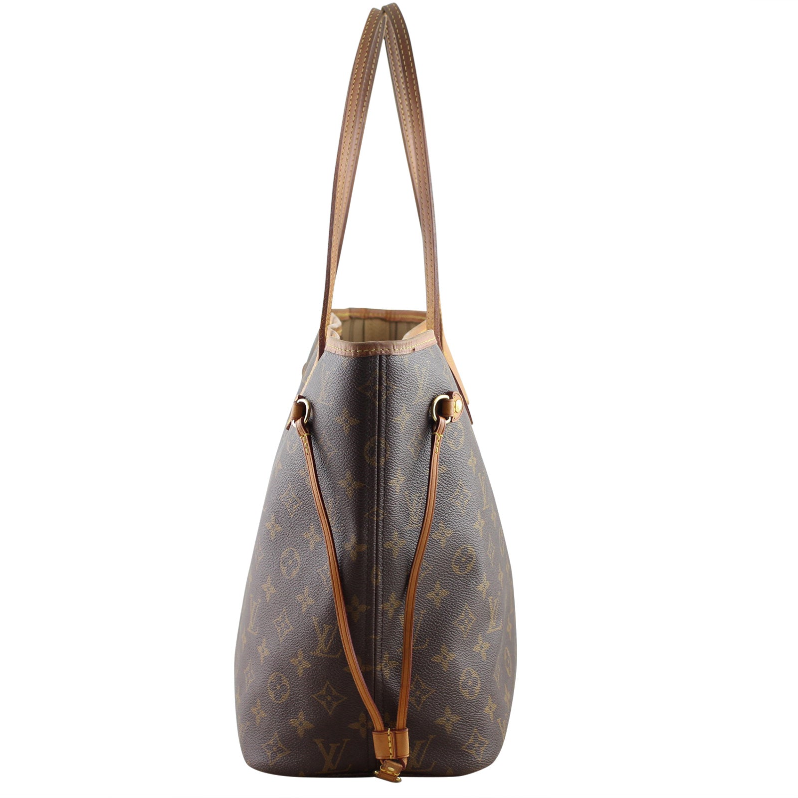 Louis Vuitton Neverfull MM Monogram side