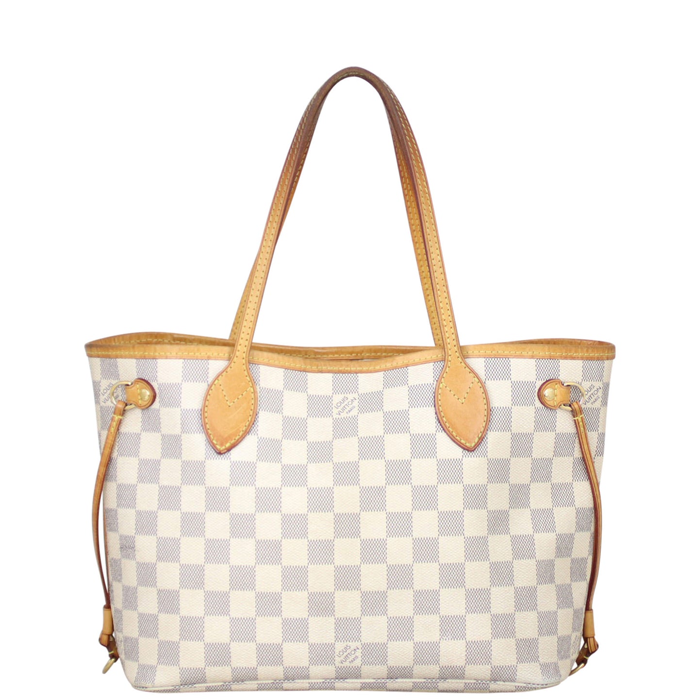 Louis Vuitton Neverfull PM Damier Azur Date front