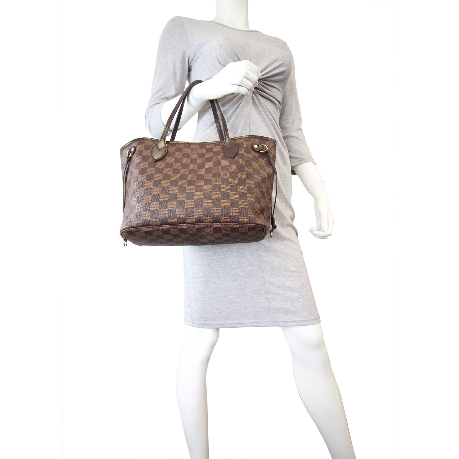 Louis Vuitton Neverfull PM Damier Ebene Mannequin