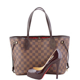 Louis Vuitton Neverfull PM Damier Ebene Scale