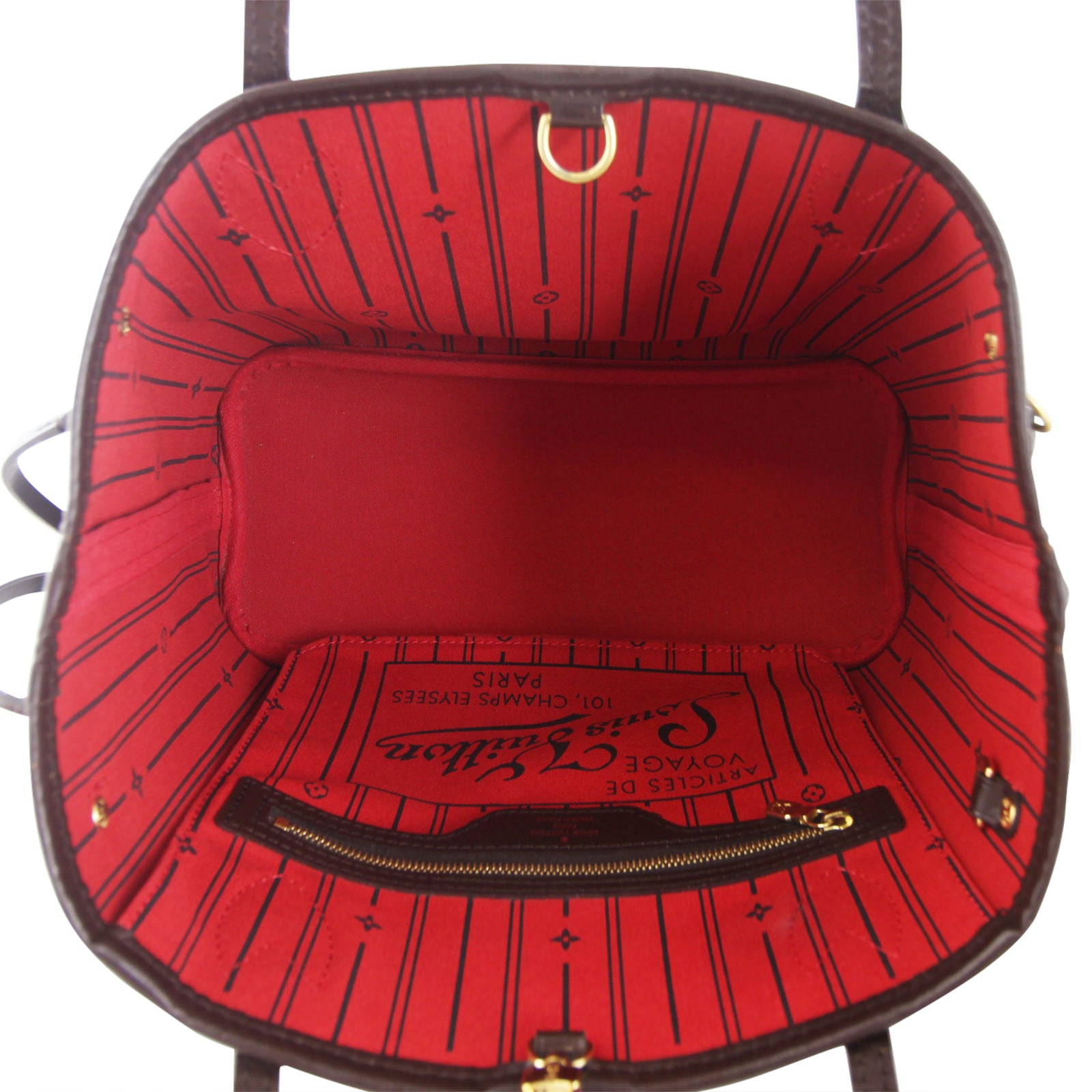 Louis Vuitton Neverfull PM interior