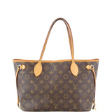 Louis Vuitton Neverfull PM with Pochette Monogram Front