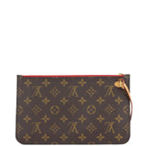 Louis Vuitton Neverfull Pouch Monogram Back