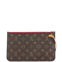 Louis Vuitton Neverfull Pouch Monogram Back