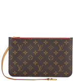 Louis Vuitton Neverfull Pouch Monogram Front