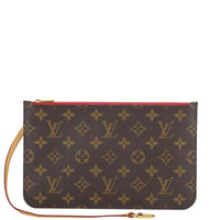Louis Vuitton Neverfull Pouch Monogram Front