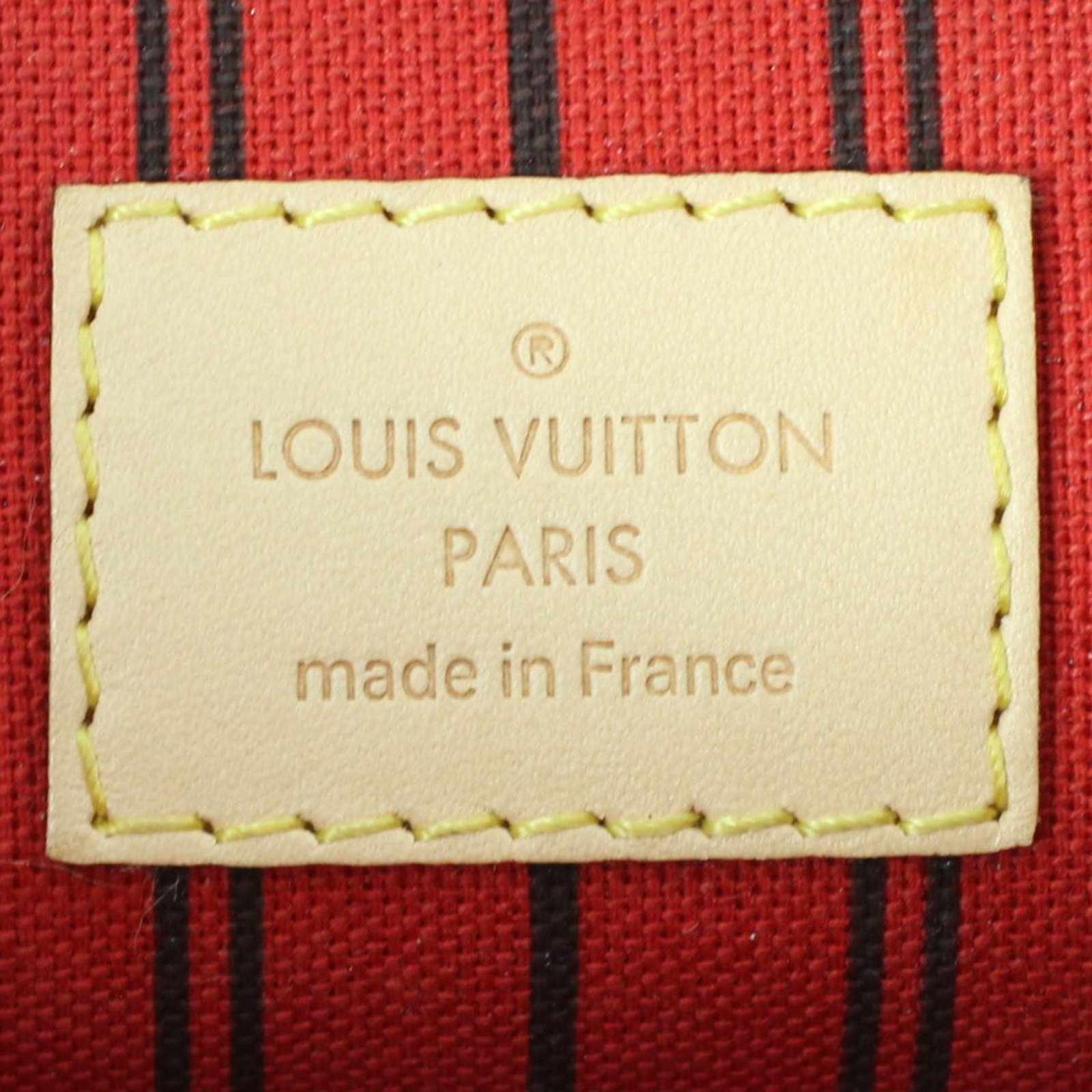 Louis Vuitton Neverfull Pouch Monogram Stamp