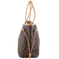 Louis Vuitton Neverfull MM Monogram side