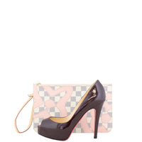 Louis Vuitton Neverfull Pochette Tahitienne Damier Azur Scale